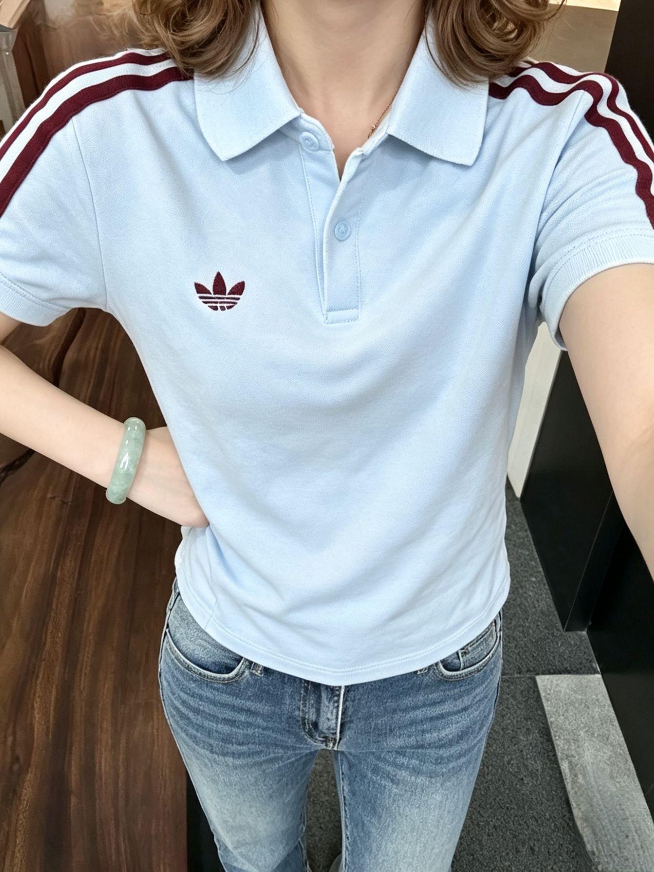 漂亮阿迪polo衫~拿下!